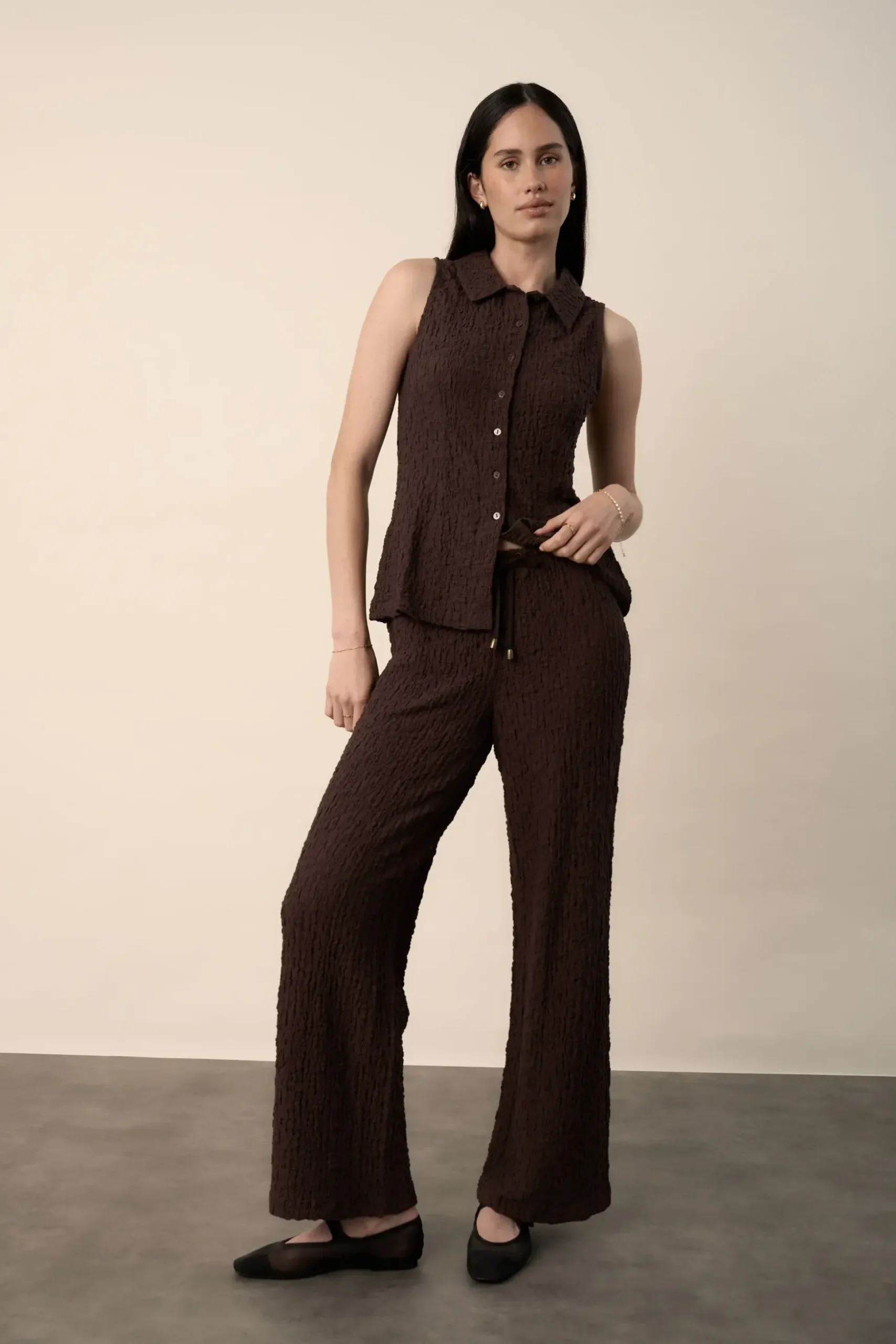 Elementary Textured Pants