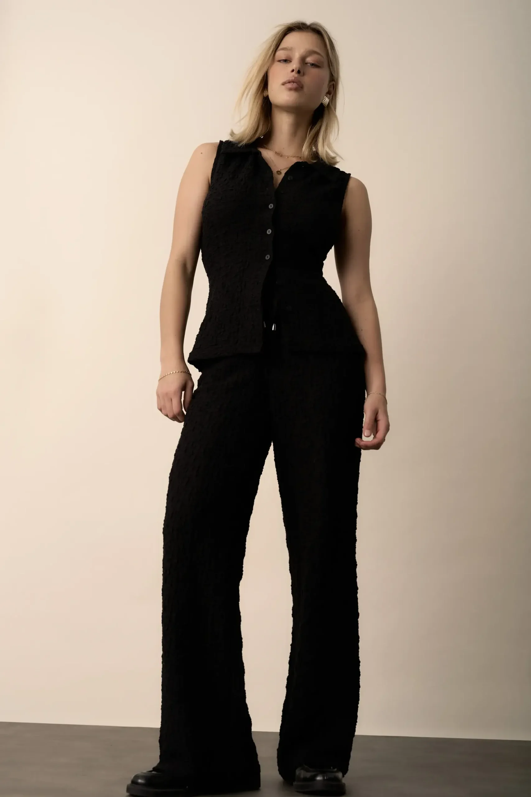 Elementary Textured Pants
