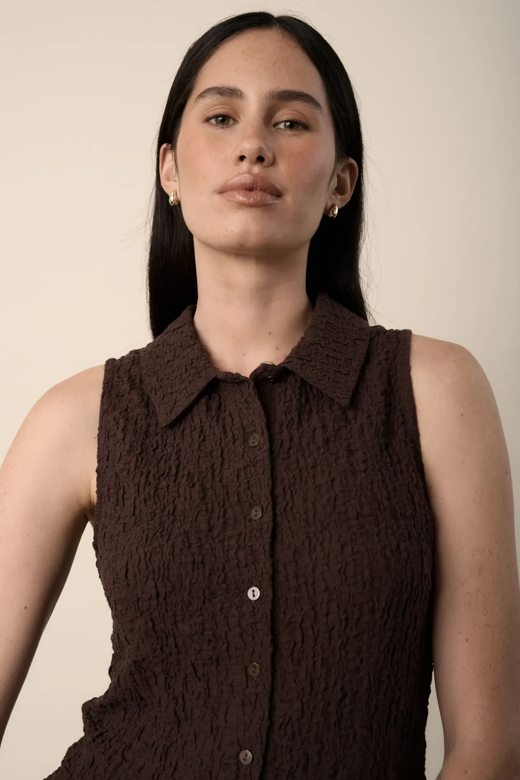 Elementary Textured Vest
