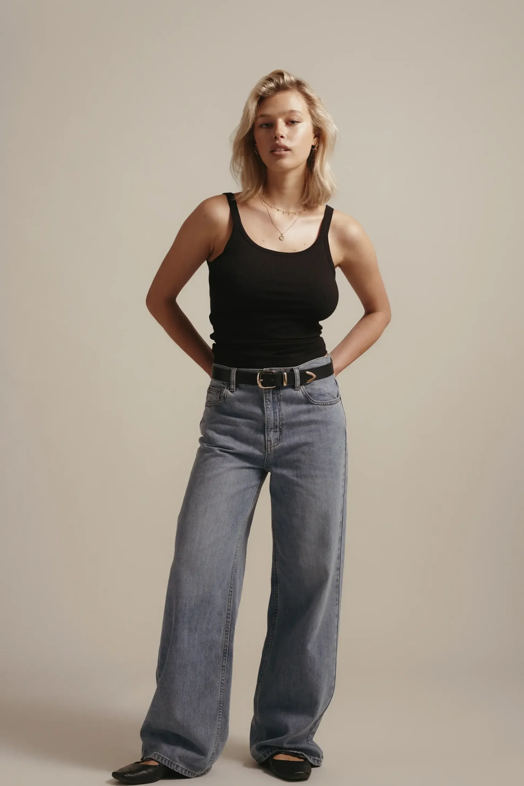 Elementary Valencia Baggy Wide Jeans