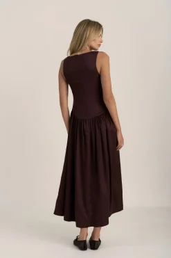 Elena Drop Waist Dress