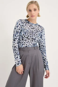 Elise Long Sleeve Mesh Top