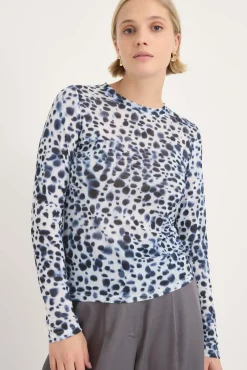 Elise Long Sleeve Mesh Top