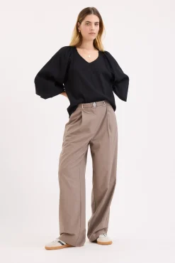 Eliza Shirred Detail Top