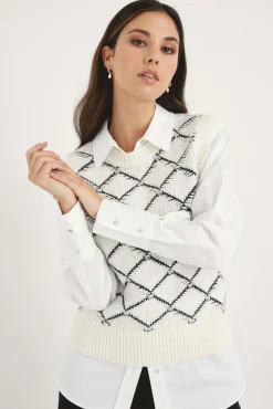 Elle Wool Blend Vest