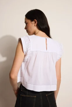 Elsie Stitch Detail Shell Top