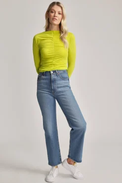 Emma Ruched Long Sleeve Tee