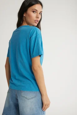 Finley Organic Cotton V Neck Tee