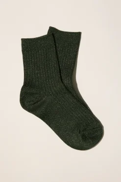 Georgia Lurex Crew Sock