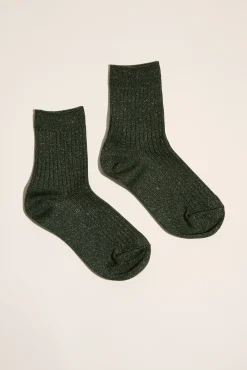 Georgia Lurex Crew Sock