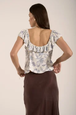 Ingrid Frill Detail Top