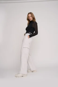 Isabel Linen Blend Cargo Pant