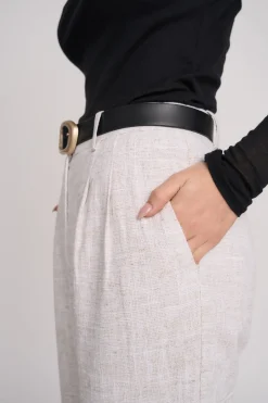 Isabel Linen Blend Cargo Pant