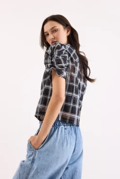 Isabella Ruched Sleeve Top