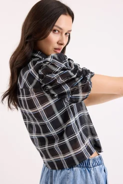 Isabella Ruched Sleeve Top