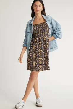 Juniper Shirred Dress