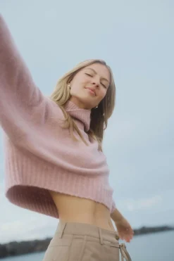Kate Luxe Whisper Roll Neck Sweater