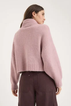 Kate Luxe Whisper Roll Neck Sweater