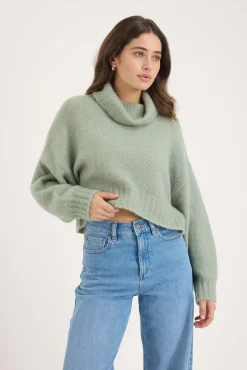 Kate Luxe Whisper Roll Neck Sweater