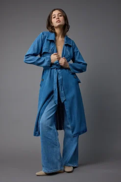 Kenzie Denim Trench