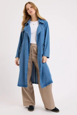 Kenzie Denim Trench
