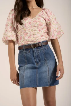 Killarney Denim Mini Skirt