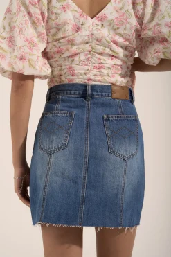 Killarney Denim Mini Skirt