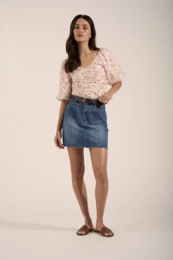 Killarney Denim Mini Skirt