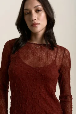 Lavender Lace Top