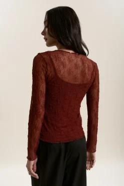 Lavender Lace Top