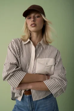Leah Stripe Detail Shirt
