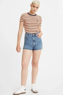 Levi's High Waisted Mom Short