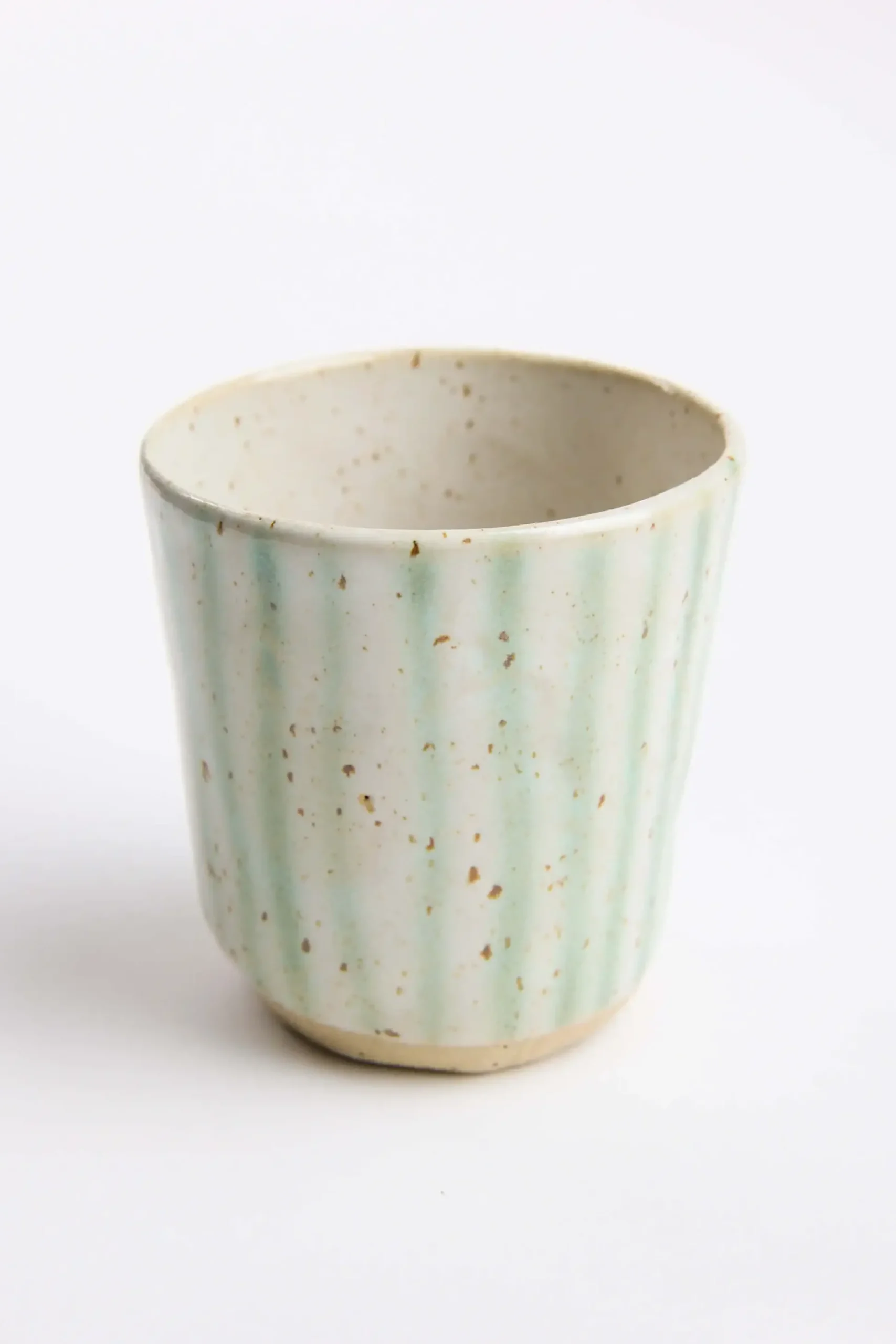 Lil Ceramics Sage Stripe Tumbler