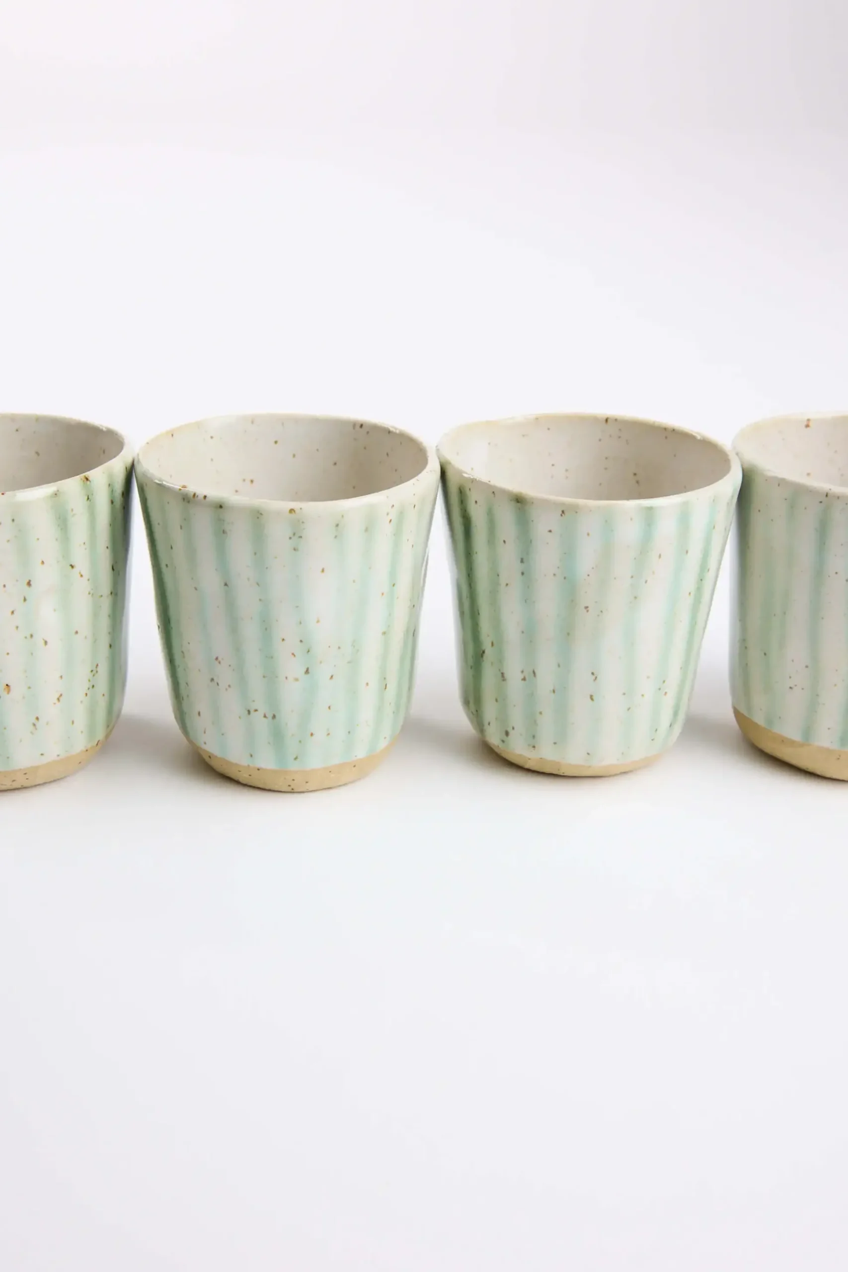 Lil Ceramics Sage Stripe Tumbler