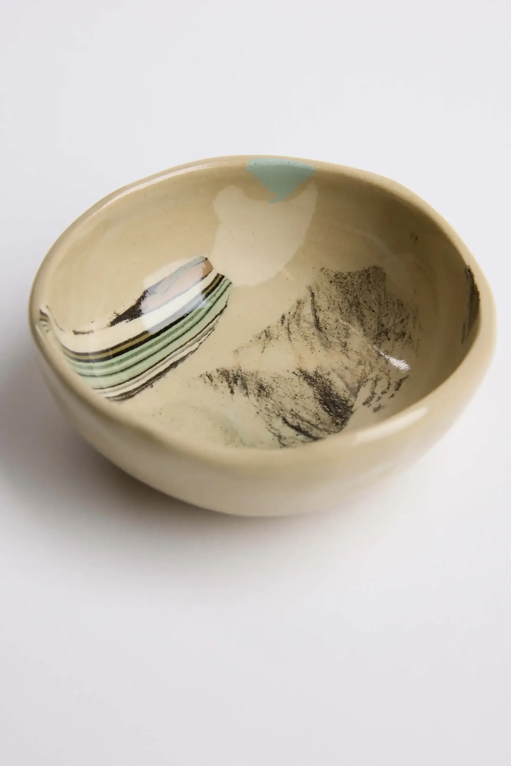 Lil Ceramics Up The Cliff Ring Bowl