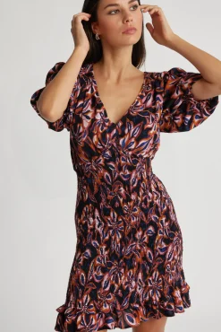 Lillian Shirred Dress