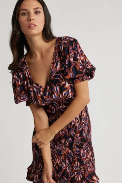 Lillian Shirred Dress