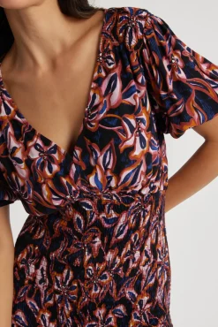 Lillian Shirred Dress