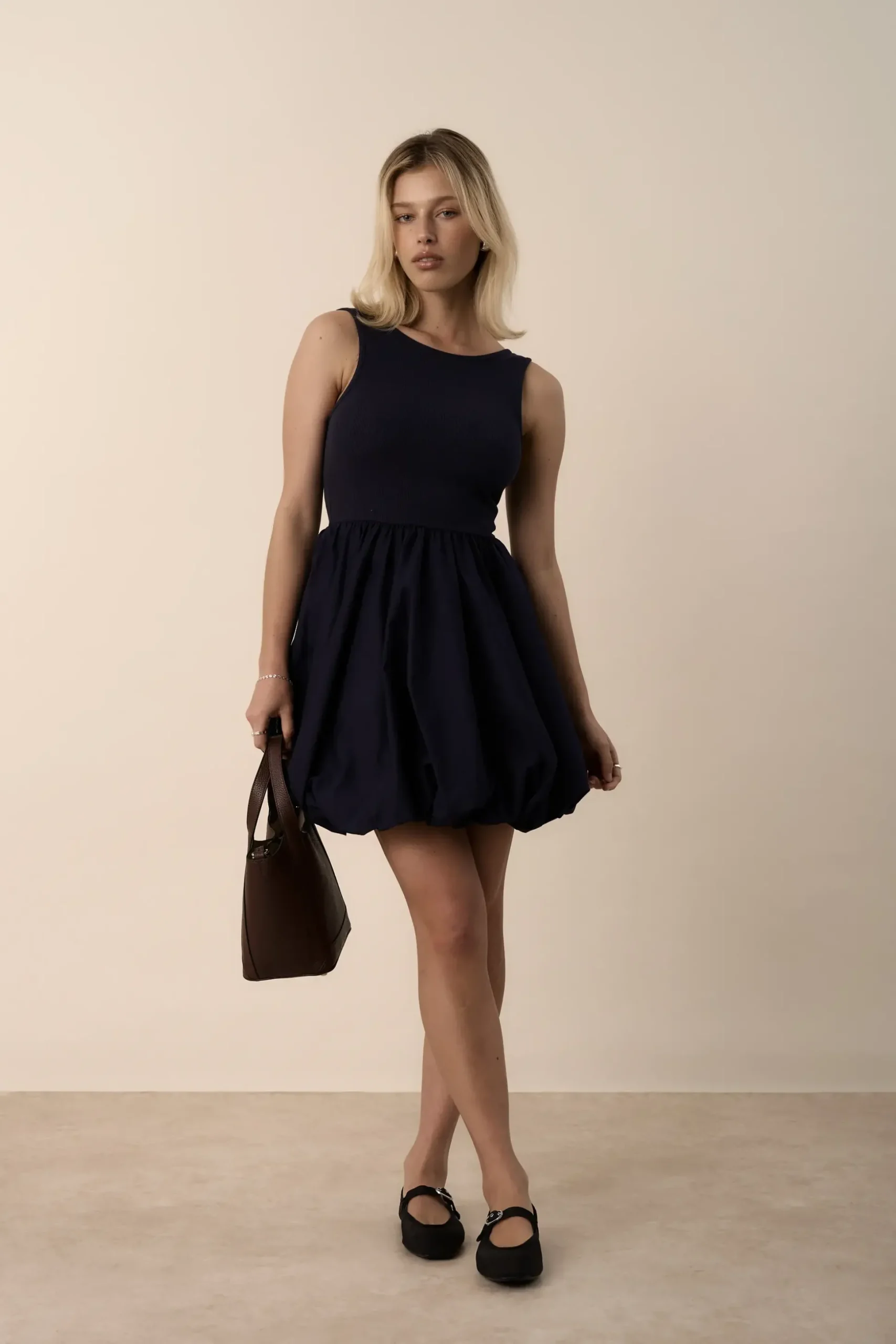 Lola Mini Bubble Hem Dress