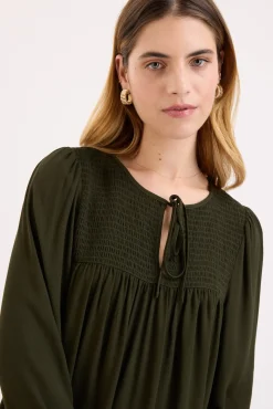 Lorelai Shirred Detail Blouse