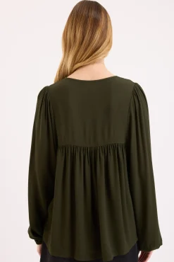 Lorelai Shirred Detail Blouse