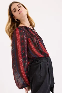 Lorelai Shirred Detail Blouse