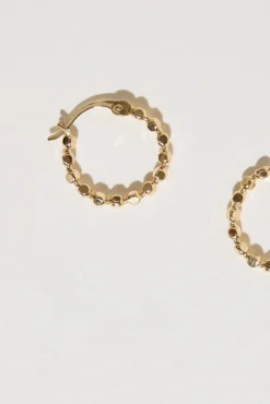 Love Winter Seed Hoop Earrings