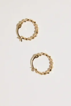 Love Winter Seed Hoop Earrings