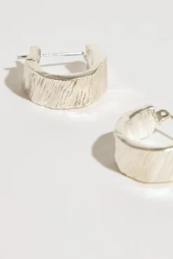 Love Winter Textured Hoops