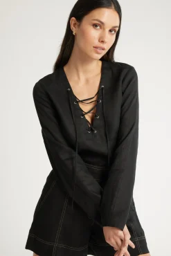 Lucia Tie Detail Top