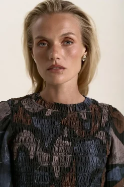 Madison Shirred Top