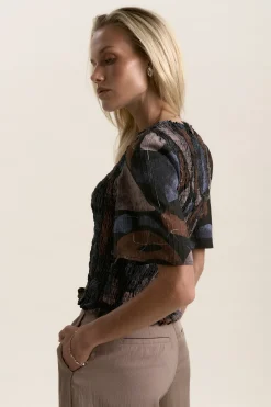 Madison Shirred Top