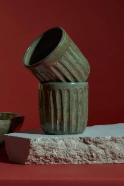Magnolia Lane Grooved Tumbler