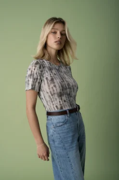 Mali Mesh Short Sleeve Top